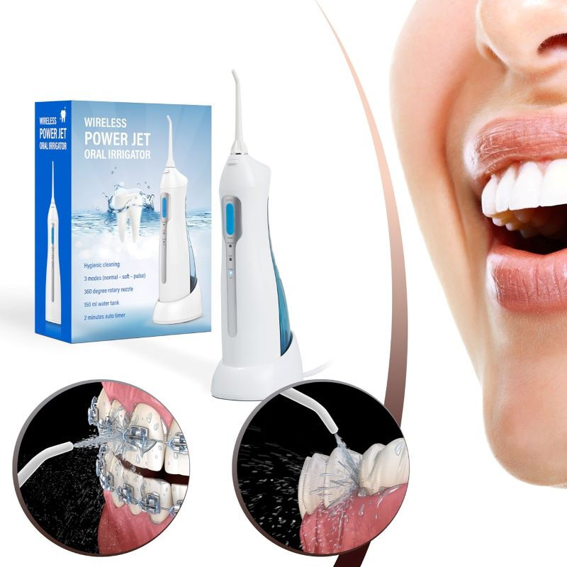 De Elektrische Waterflosser zorgt voor de perfecte glimlach. De Elektrische Waterflosser zorgt voor de perfecte glimlach.