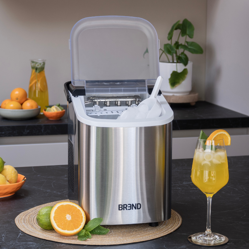 De Brend BR-2213 Draagbare IJsblokjesmaker. De Brend BR-2213 Draagbare IJsblokjesmaker.