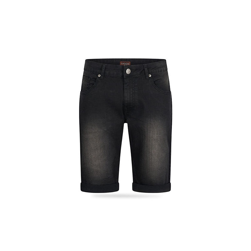 De Cappuccino Jeans Shorts Black Wash. 