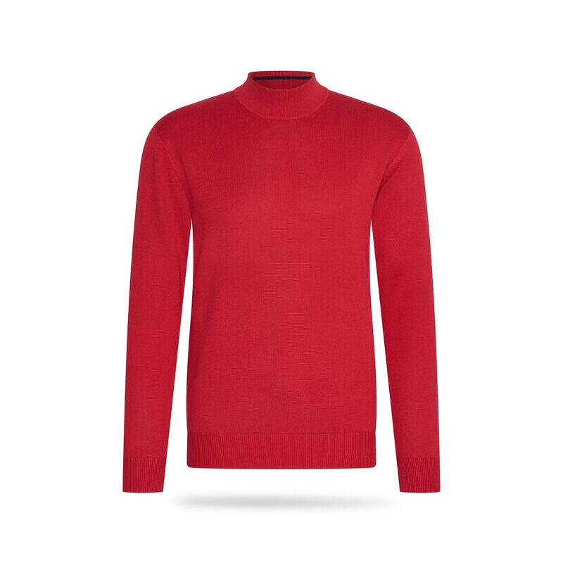 De Cappuccino Kosmo Turtleneck Trui in de kleur rood. 