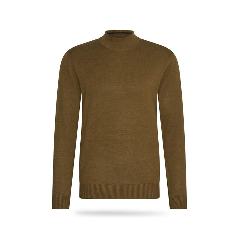 De Cappuccino Kosmo Turtleneck Trui in de kleur bruin. 