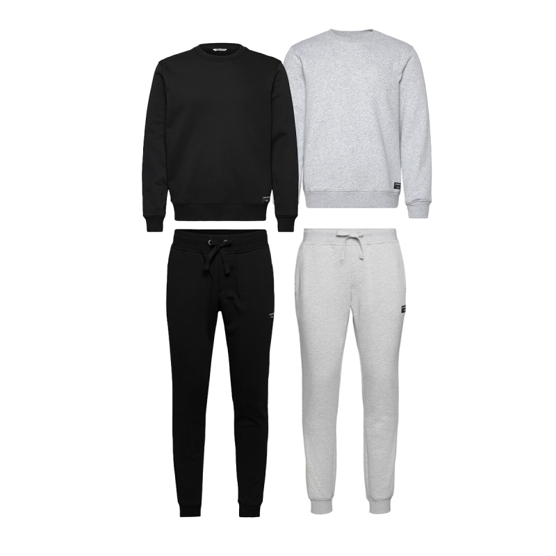 Bjorn Borg Jogginspak Centre in zwart en grijs.