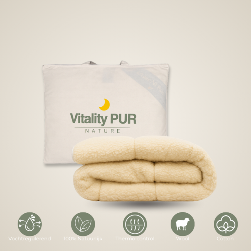 Vitality Pur Wollen Onderdeken.