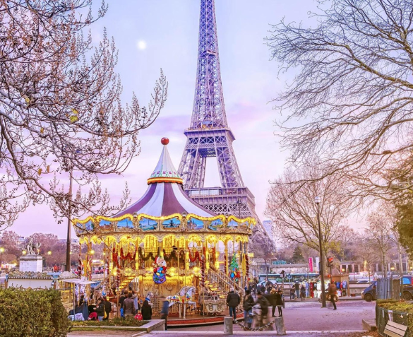 Beleef de magie van kerst in wereldstad Parijs incl. ontbijt